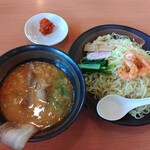 幸楽苑 - エビ味噌つけ麺