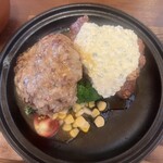 ハンバーグのビアドリット - ハンバーグチキン南蛮