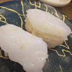 地魚回転すし 小田原港 - アオリイカのたたき