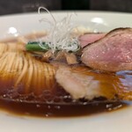 RAMEN MATSUI - 小松菜がシャキシャキしていて良いアクセント。