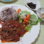 カフェ あぷりこっと  - ハンバーグ900円