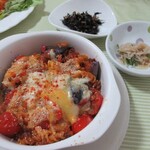 カフェ あぷりこっと  - ナストマトマカロニグラタン850円