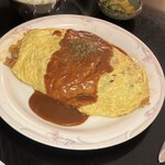 二葉亭 - 肉ゴロゴロオムライス