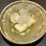 鮨菜 和喜智 - 太刀魚　小芋　揚げ出し