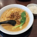 札幌ラーメン 川ばた - 料理写真:担々麺（小ライス付き）