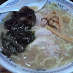 ラーメン マキタ - 2014/10/11 醤油700円＋チャーシュー200円