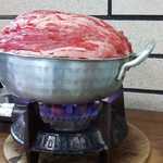 すき焼･鍋物 なべや - 2014.10.11 牛すき焼き