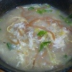 青龍 - 中華風の雑炊（麺入り）