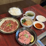 大盛苑 - 料理写真:タンハラ定食（ご飯大盛り）