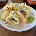 椿寿庵　 - 小盛の野菜天ぷら