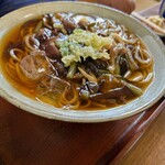 椿寿庵　 - 山菜そば大盛り！具だくさん