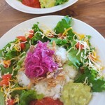 RAPPORT - 夫と娘はタコライスプレート✨✨前菜、ドリンク、デザート付きで1500円♫