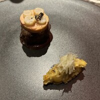 薪焼 銀座おのでら - 穴子ととうもろこし・フォアグラ