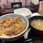 吉野家 - 料理写真:朝牛セット 並盛