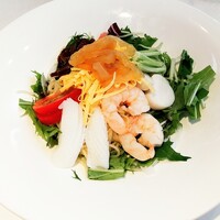新橋亭 - 後日冷し中華（醤油ダレ・2200円）も食べましたw