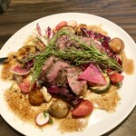 ピッツエリアバール　CACTUS　D'ORO - ・岩手県短角牛モモロースト（¥4,200）