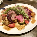 ピッツエリアバール　CACTUS　D'ORO - ・岩手県短角牛モモロースト（¥4,200）