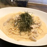 ピッツエリアバール　CACTUS　D'ORO - ・もち豚のキムチクリーム生パスタ（乾麺に変更）（￥1,700）