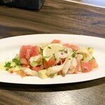 ピッツエリアバール　CACTUS　D'ORO - ・つぶ貝とアボカドのピリ辛マリネ（¥1,200）