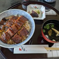 ひつまぶし 備長 本店 - 上うなぎ丼、肝吸い、漬け物