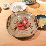 鮨 尚充 - ナガスクジラの尾の身