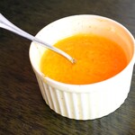 カフェ ラ ルナ - ドレッシング美味しい！
