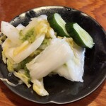 はこだて ふさや - サービスの浅漬け