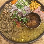 虹の仏 - 和出汁をベースに幾つものスパイスが混じり合い溶け合っている、絶妙の味わいです。