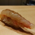 寿し ひらまつ - .....追加　ぼたんえび　昆布〆.....