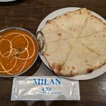 MILAN - Cセット＋チーズナン ※バターチキンカレー