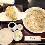 更科 斉とう - あいもり1000円＋かき揚げ1000円