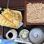 囲炉裏 - かき揚天せいろ