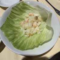 老香港酒家京都 - 海鮮レタス包み