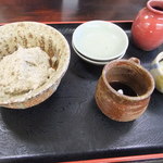 【ここから2014/10/07に撮った写真】そばがき(860円)
          