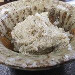 そばがき(アップ)