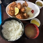 鶏の伊藤 - ネギ塩だれザンギ定食