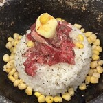 黒毛和牛焼肉 柳生 - 石焼ガーリックライス