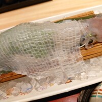 対馬のどぐろとイカ活き造り 博多 魚蔵 都ホテル店 - 