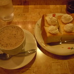 珈琲の詩 - 2014年9月　ハニートーストをカフェオレをセットで