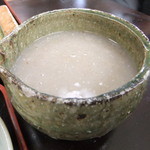専心庵 - 蕎麦湯(どろどろ系で美味しい)