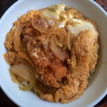 宗庵 よこ長 - カツ丼。