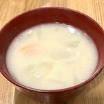 とんかつ 檍 - 豚汁