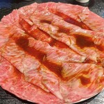 四谷三丁目 大衆焼肉 暴飲暴食 - 暴食カルビロース(タレ・2人前)