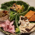 餃子と〆の店 Nood e - 季節の前菜　3種のおもてなし❗