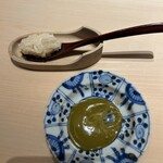 くるますし - 鮑肝と酢飯