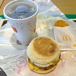 マクドナルド - 料理写真:ソーセージエッグマフィンセット(530円)