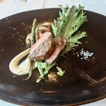 314452773 - 神奈川銘柄牛 “やまゆり牛”炭火焼き自家製アイヨリソースキャトルエピス添え