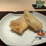 料理屋 稲家 - 【 春巻き 】毛蟹　フカヒレ