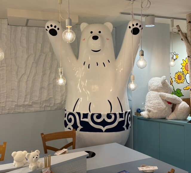 座席 : 北海道めんこい くまちゃん温泉 渋谷店 - 渋谷/しゃぶしゃぶ