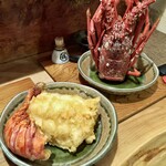 千ふく - 1kg伊勢海老の天ぷら